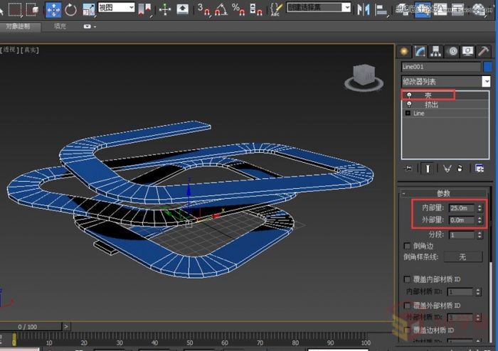 3DMAX制作逼真的环形建筑效果图教程,PS教程,思缘教程网