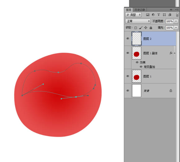 制作晶莹剔透红色玻璃樱桃图片的PS教程