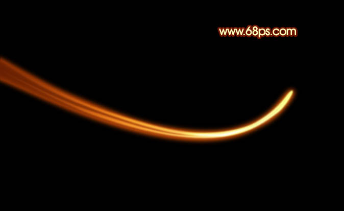 制作漂亮红色动感光束图案的PS教程