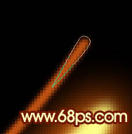 制作漂亮红色动感光束图案的PS教程