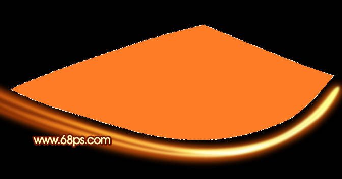 制作漂亮红色动感光束图案的PS教程