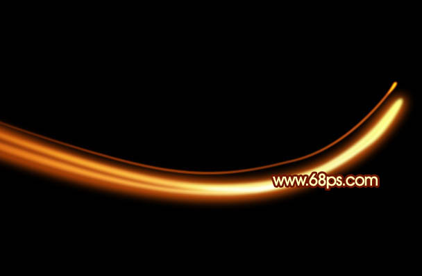 制作漂亮红色动感光束图案的PS教程