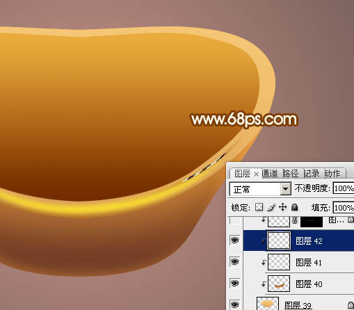 制作逼真漂亮金元宝图片的PS教程