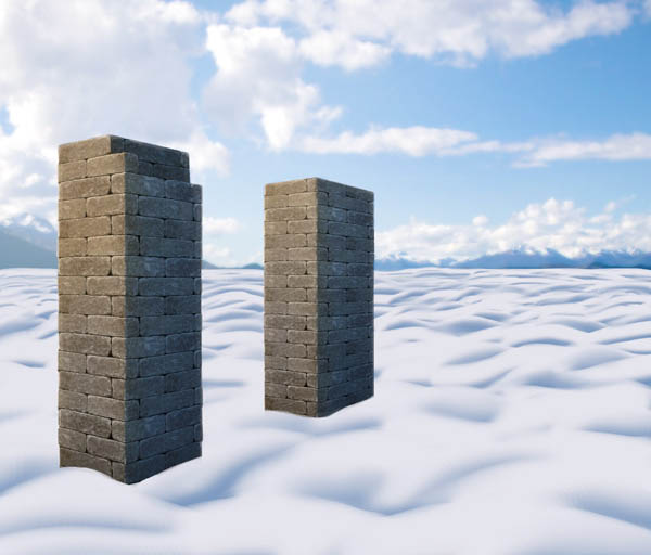 如何给图片添加厚厚积雪效果的PS教程