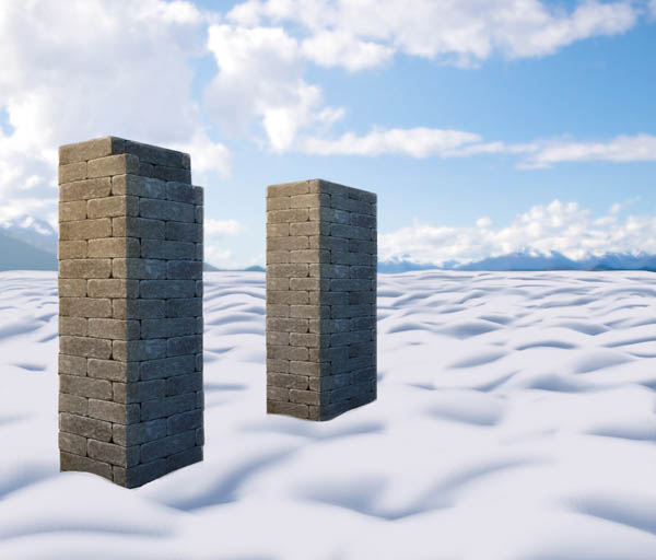 如何给图片添加厚厚积雪效果的PS教程