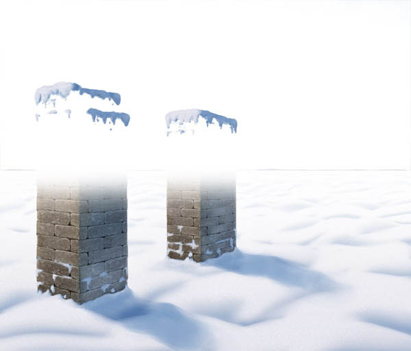 如何给图片添加厚厚积雪效果的PS教程