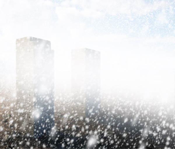 给图片添加逼真下雪效果的PS实例教程
