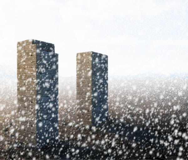 给图片添加逼真下雪效果的PS实例教程