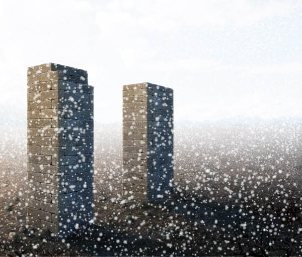 给图片添加逼真下雪效果的PS实例教程