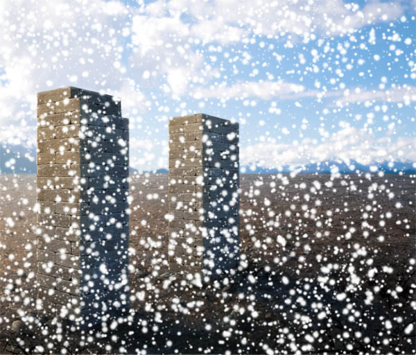 给图片添加逼真下雪效果的PS实例教程
