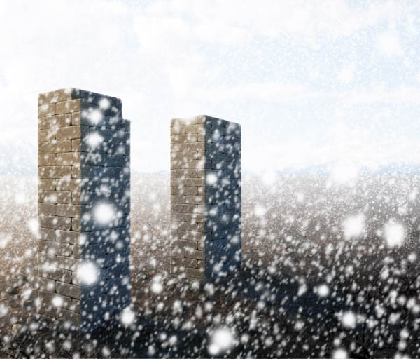 给图片添加逼真下雪效果的PS实例教程