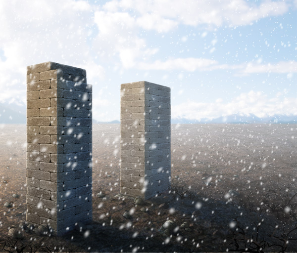 给图片添加逼真下雪效果的PS实例教程