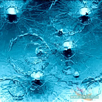 PS滤镜制作漂亮的科幻蓝色水波图案