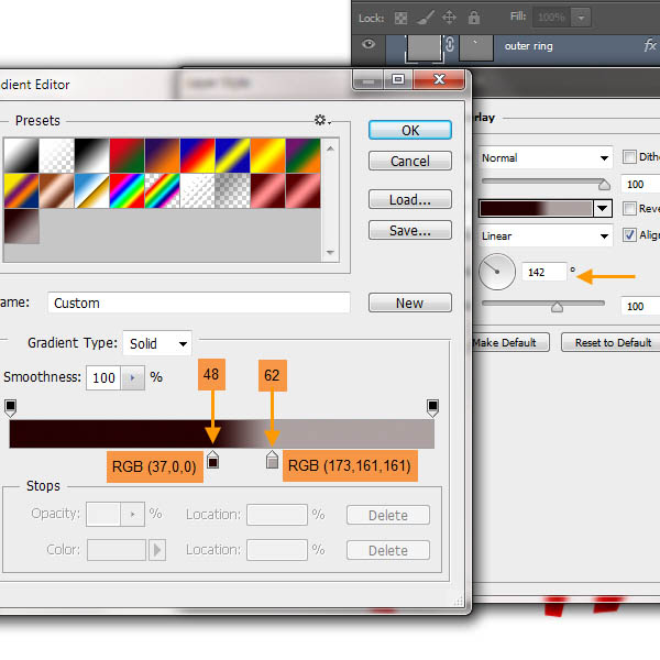 制作精致红色卡通小火箭图片的PS教程