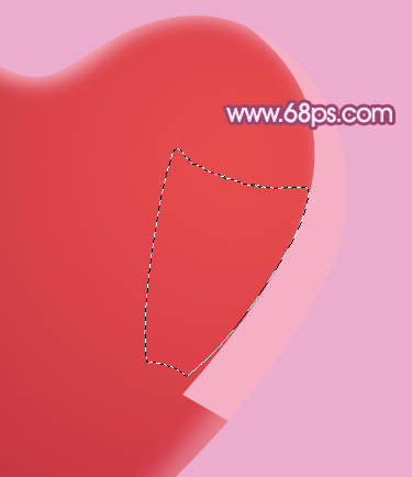 制作立体粉色水晶心形图片的PS教程