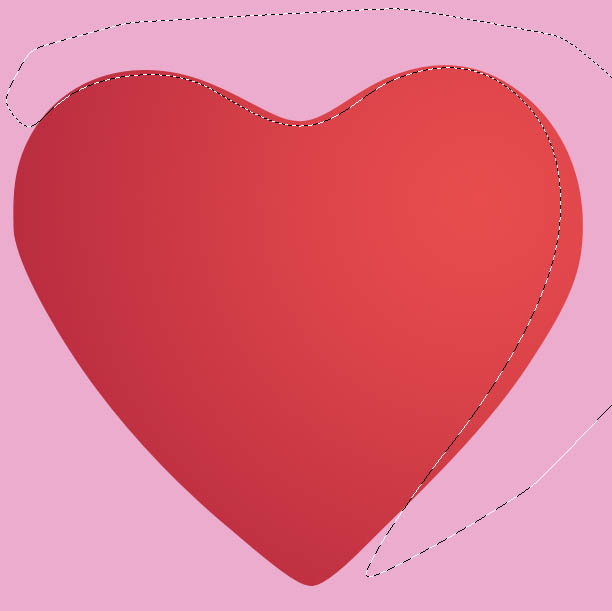 制作立体粉色水晶心形图片的PS教程