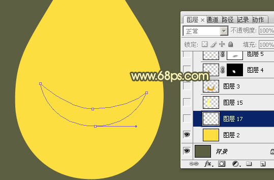 制作精致漂亮金色水滴图案的PS教程
