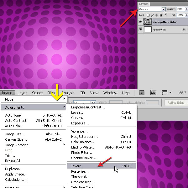 制作紫色透明水晶心形图案的PS教程