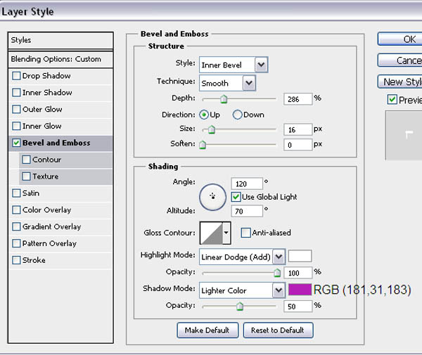 制作紫色透明水晶心形图案的PS教程
