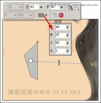 CorelDRAW绘制人物工笔画美女人物教程,PS教程,思缘教程网