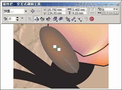 CorelDRAW实例教程：绘制中国风梅雀图教程,PS教程,思缘教程网