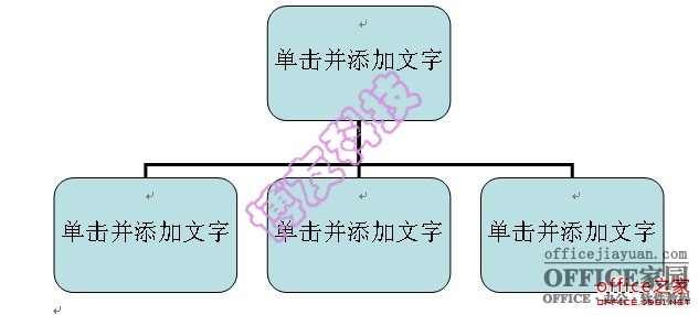 树状结构图word巧制作横风