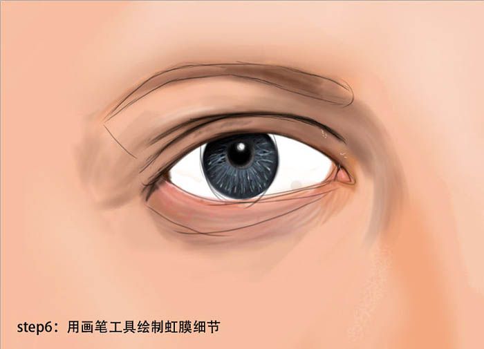 ps鼠绘逼真细腻真人眼睛图片的详细步骤
