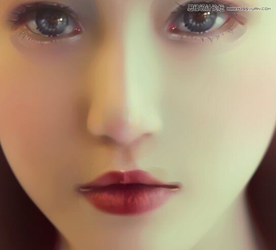 真人照片转唯美手绘效果的PS教程