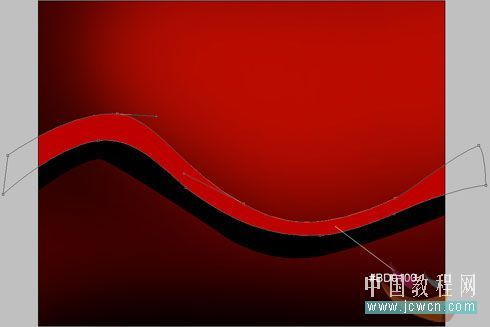 PS绘制漂亮圣诞星光的红色壁纸
