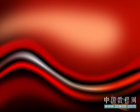 PS绘制漂亮圣诞星光的红色壁纸