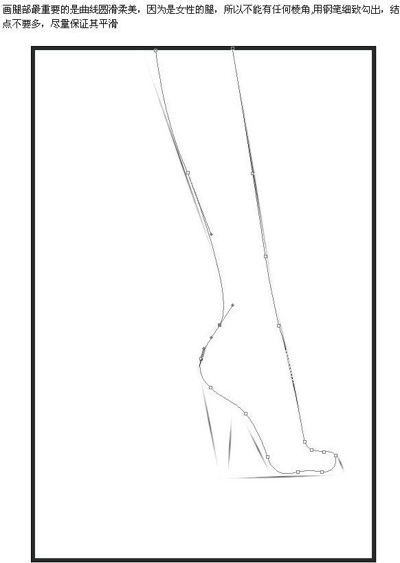 PS鼠绘穿着漂亮高跟鞋的性感美腿图片