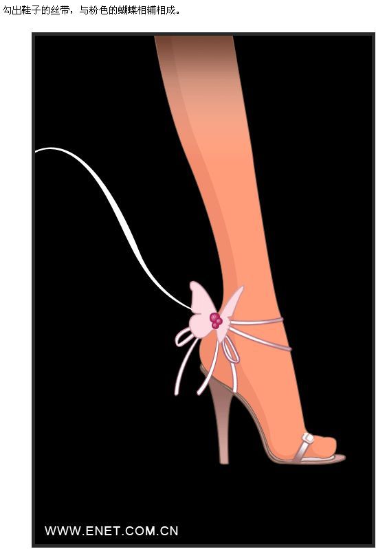 PS鼠绘穿着漂亮高跟鞋的性感美腿图片