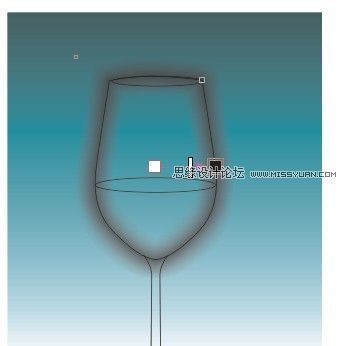 CorelDRAW绘制质感的高脚玻璃杯,PS教程,思缘教程网