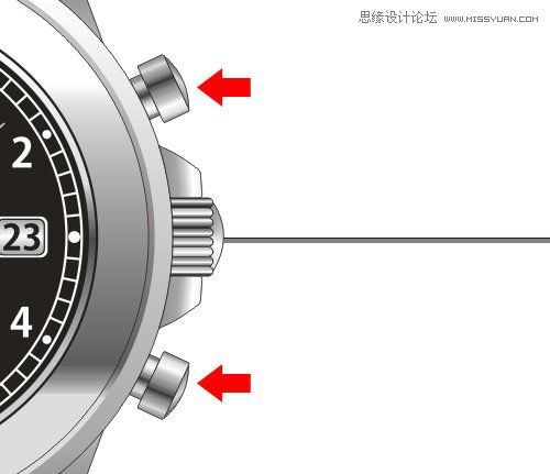 CorelDraw绘制超真实的手表教程,PS教程,思缘教程网