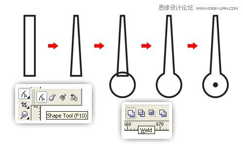 CorelDraw绘制超真实的手表教程,PS教程,思缘教程网