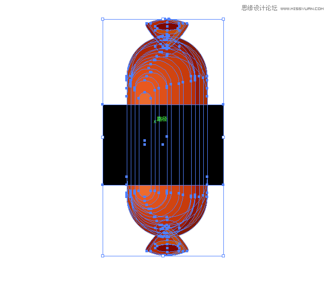 Illustrator制作可爱的香肠艺术字教程,PS教程,思缘教程网