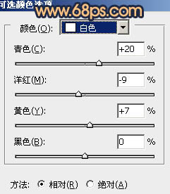 如何PS制作橙红色竹林背景女孩图片