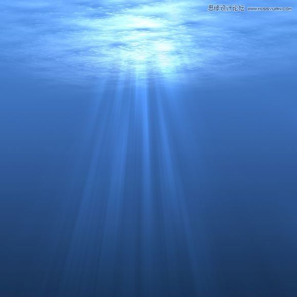 合成蓝色海底美人鱼图片的PS教程
