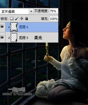 PS合成幽禁在恐怖城堡中的美女图片