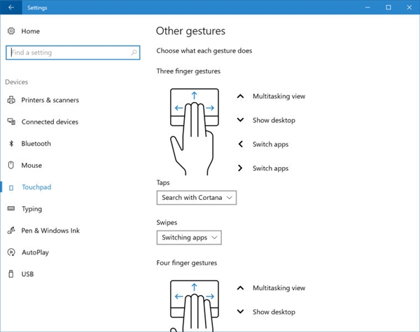 Windows 10 Build 14946发布:触摸板新手势匹敌Mac