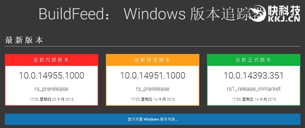 Windows 10新版曝光：预览和正式齐推送