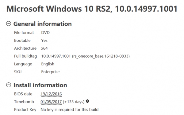Win10 Build 14997界面曝光:新增低蓝光模式