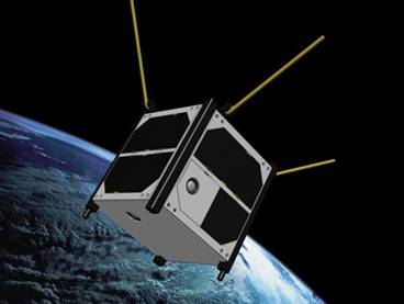 说明: 工程师打造“立方体”廉价卫星：大小如纸盒