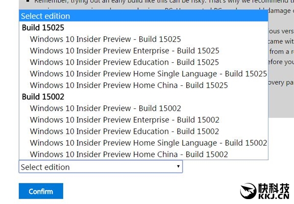 BUG大扫除开始!微软发布Windows 10 15025 ISO镜像