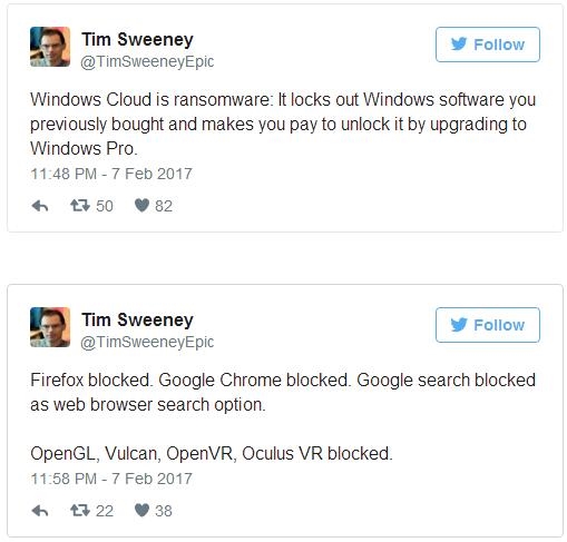 业内大佬怒喷Window 10 Cloud:最大的流氓软件!