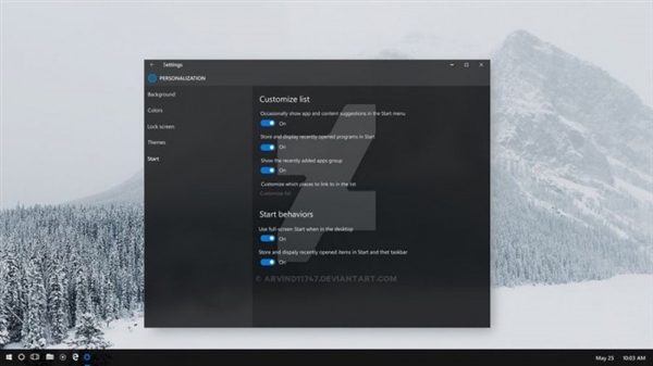 Windows 10 RS3毛玻璃界面:白色任务栏抢眼