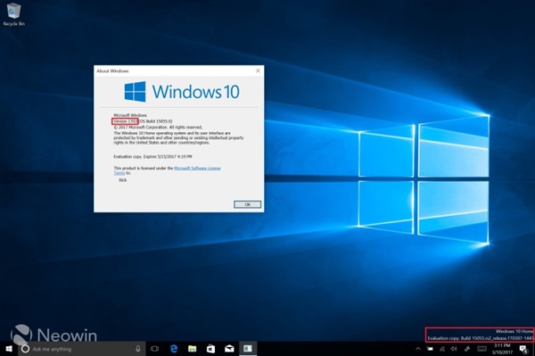 微软发布Win10 Build 15055更新:解决大问题