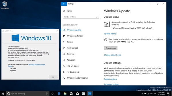 微软发布Win10 Build 15055更新:解决大问题