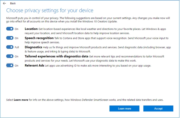 多的吓人!Windows 10搜集的你隐私全部在此