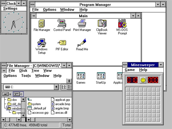 Windows 3.1系统25岁了!安装需要6张软盘